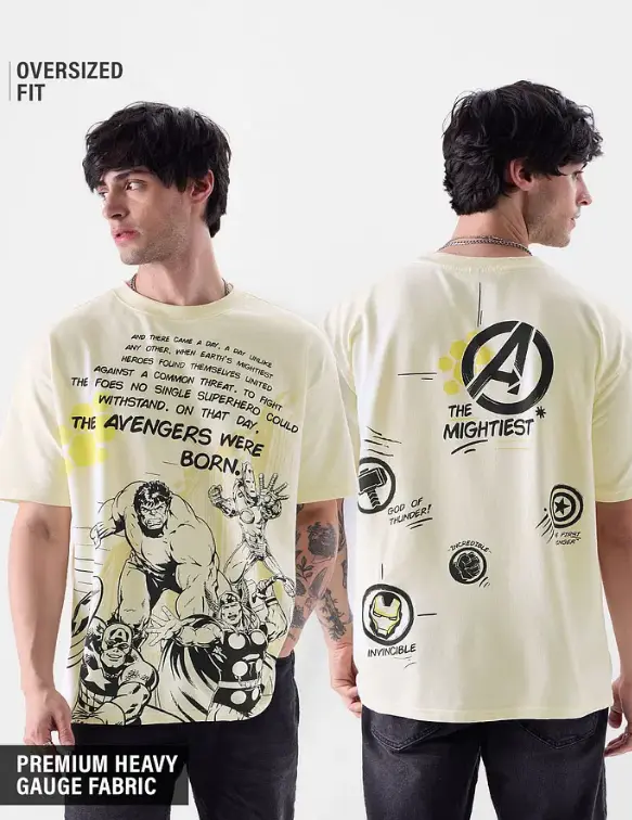 Avengers: The Mightiest Heroes Oversized T-Shirts