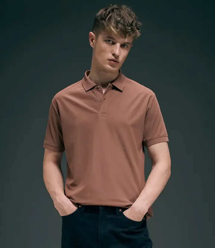 Smart tech polo - Cherrywood