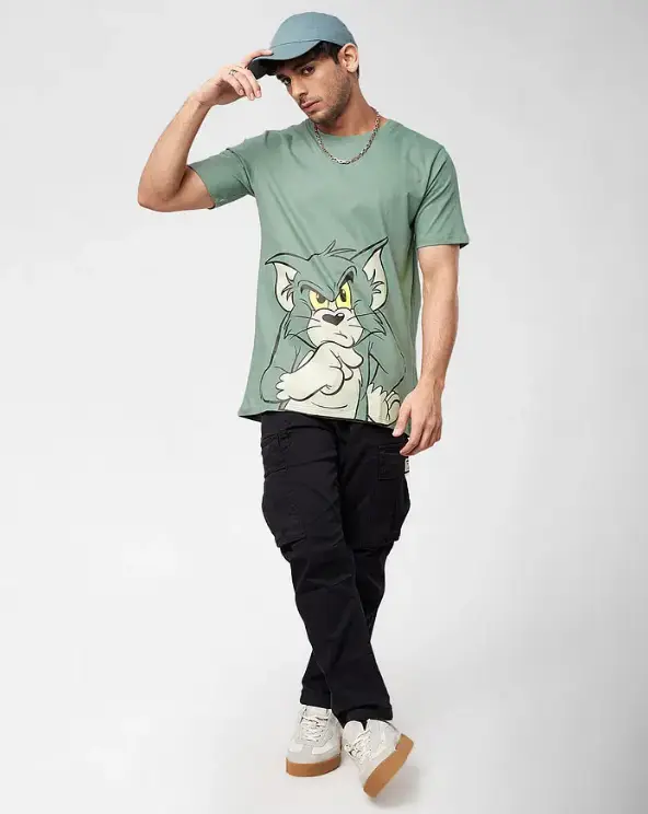 Tom And Jerry: Thinking Tom T-Shirts