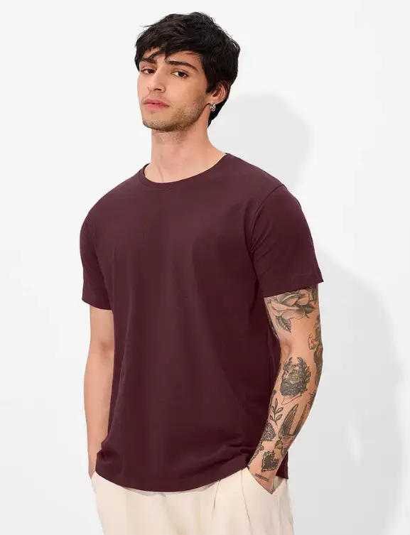 Solids: Burgundy T-Shirts