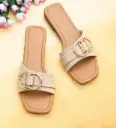 Gerief  Women Flats Sandal  (Brown)