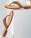 LIBERTY  Women GF-84 Flats Sandal  (Brown)