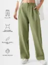 Korean Pants: Fern Green Women Pants