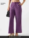 Solids: Plum Women Pants
