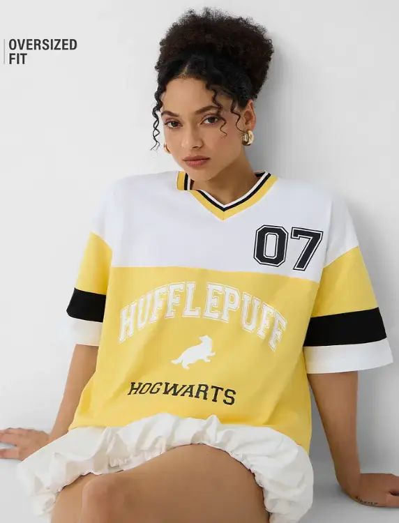 Harry Potter: House Hufflepuff Women Oversized T-Shirts