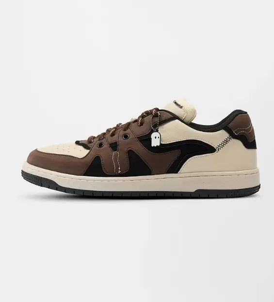 Urban Blaze: Mocha Men Low Top Sneakers