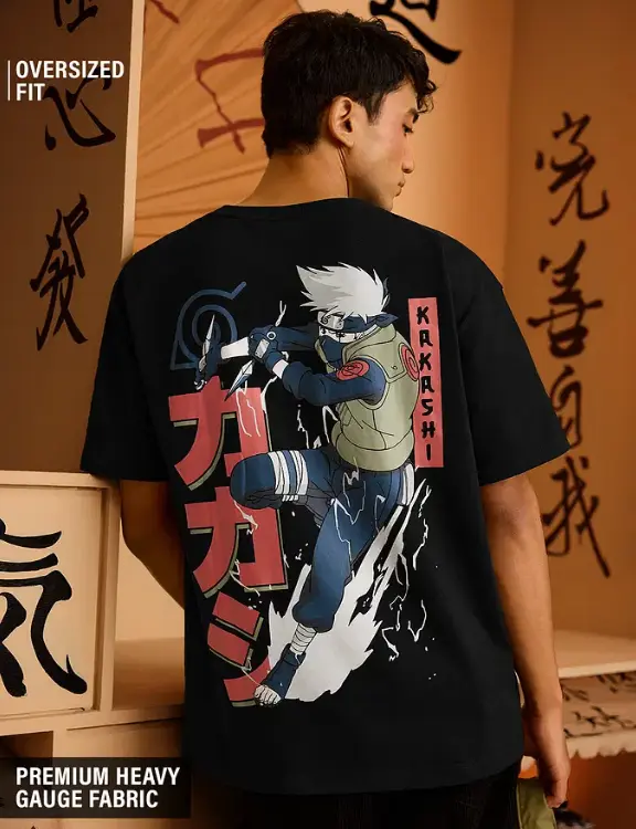 Naruto Shippuden: Kakashi Oversized T-Shirts