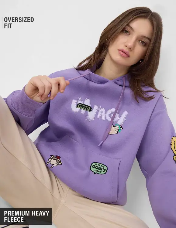 FRIENDS: Unagi Women Oversized Hoodies (XXS)