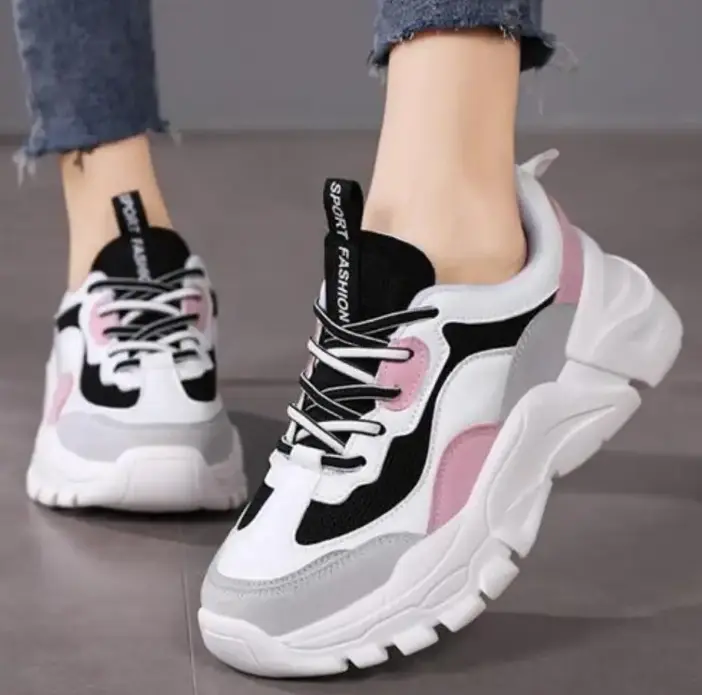 Korean Sneakers For Women (Multicolor) (UK 6)