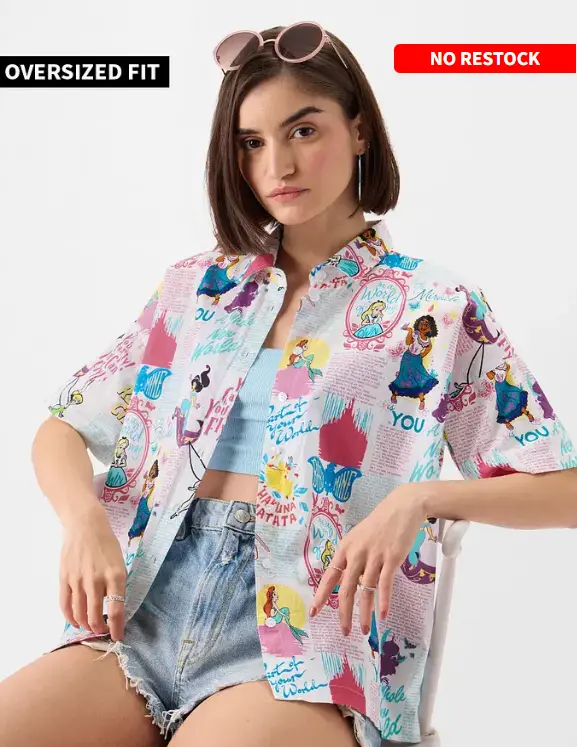 Disney 100: Classic Women Boyfriend Shirts (XXS)