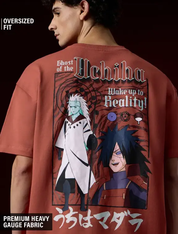 Naruto Shippuden: Infinite Tsukuyomi Oversized T-Shirts