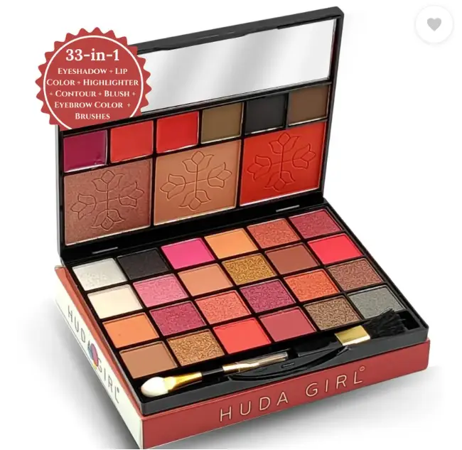 BEAUTY Swiss Edition Professional Makeup Kit For Girls ( Eyeshadow, Blusher, Highlighter, Concealer, Lipstick, Eyebrow Powder) All in One Combo Make up Palette  (Pack of 35)