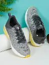 Men Lace-Up Grey Casual Shoes
