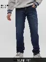 Slim Fit Jeans: Dark Wash Men Jeans
