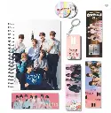 BTS DIARY + 3 FREEBIE COLLECTION A5 Diary RULED 160 Pages  (Multicolor)