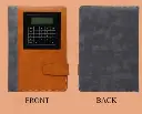Diary with Calculator A5 Notebook Regular 200 Pages  (Brown)