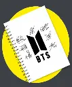BTS COLLECTION A5 Diary RULED 160 Pages  (White)