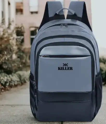 Killer Backpack TWIRL UNISEX BAGPACK WITH RAINCOVER  (Grey)