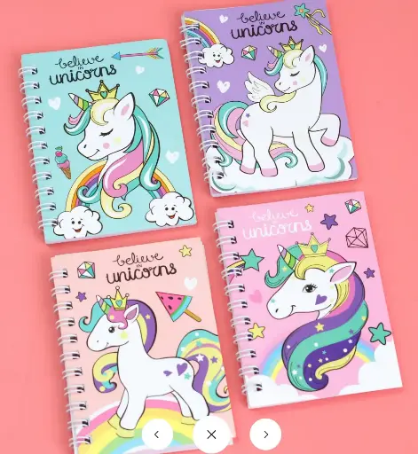 Unicorn Dreams Spiral Diary