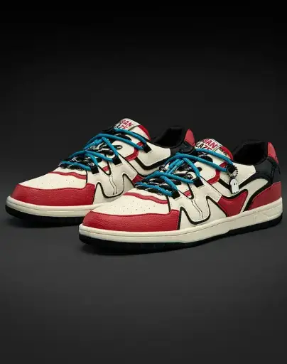 Urban Blaze: Inferno Men Low Top Sneakers