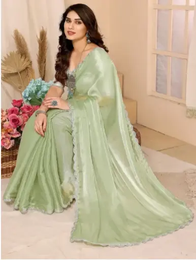 Beautiful premium Quality Jimmy choo Designer Saree
