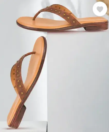 LIBERTY  Women GF-84 Flats Sandal  (Brown)