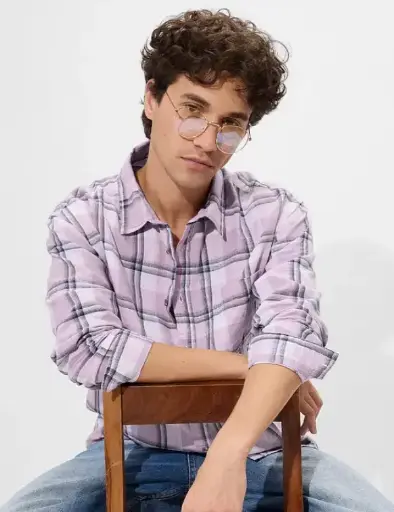 Plaid: Rosy Grid Shirts