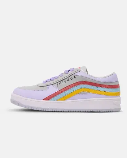 FRIENDS: Purple Wave Women Low Top Sneakers