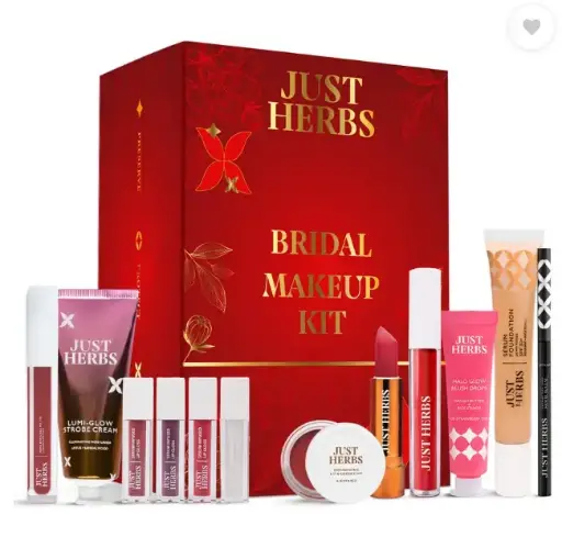 Just Herbs Bridal Makeup Kit Perfect Gifting Combo Set for Women Bridal Party