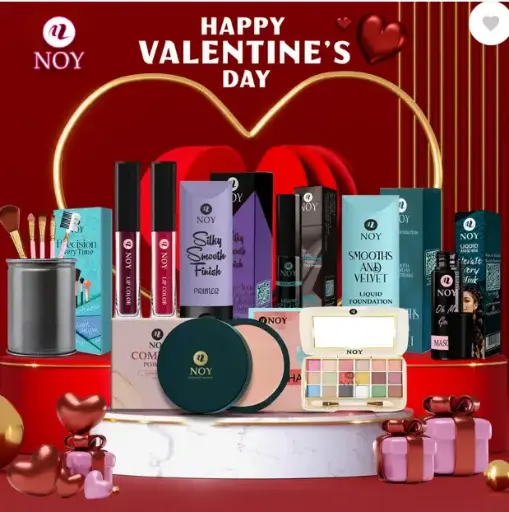 Affordable Makeup Kit Combo Set For Women Valentine Day Gift Pack For Girlfriend  (Pack of 13)