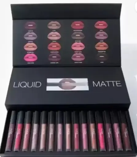 12 Piece Non Transfer Liquid Matte Water Proof Lipstick Combo Pack  (The Swiss Red , Nude , Pink , Maroon , Peach, Purple , Mauve , Plum, 48 ml)