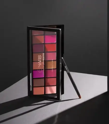MARS 16 Color Nude Matte Ultra Pigmented Lip Palette Lipstick  (Shade-03, 36 g)
