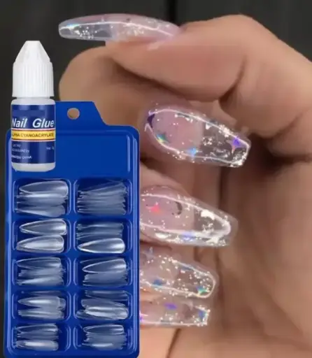 Beauty NAILS.. WHITE  (Pack of 100)