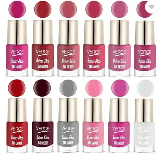 Colour Show Ultra Shine Nail Lacquer (NO CHIPPING & NO FADING) (Pack of 12) Subtle CS12_23  (Pack of 12)
